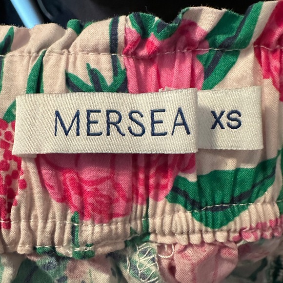 Mersea Size XSmall Over The‎ Moon Pajama Pants Lounge Wide Leg Peony Party - Picture 3 of 11